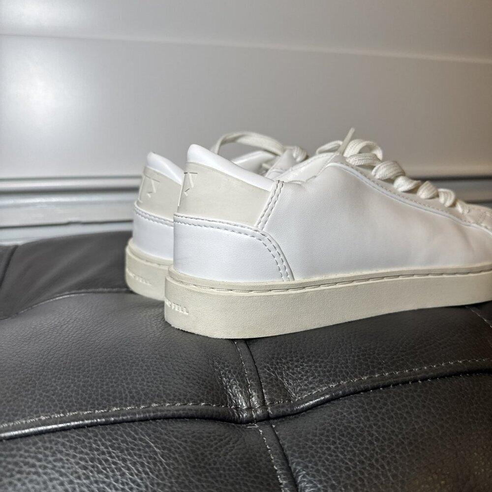 Thousand Fell Lace Up Vegan Leather Sneakers, Women's 7 (White/grey) - Picture 2 of 7